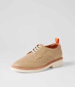 BROGUE RISE PUNCH RL LATTE LEATHER