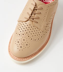 BROGUE RISE PUNCH RL LATTE LEATHER
