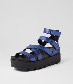 ZEZE WEDGE MULTI RL PURPLE LEATHER