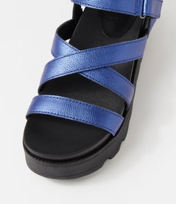 ZEZE WEDGE MULTI RL PURPLE LEATHER