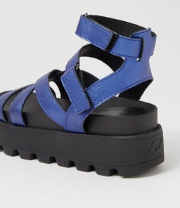 ZEZE WEDGE MULTI RL PURPLE LEATHER