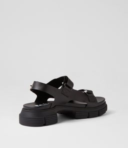 JELLY SANDAL RL ALL BLACK VYNALITE