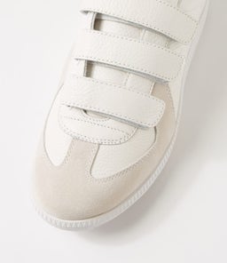 PACE VELCRO STRAP RL WHITE RED LEATHER