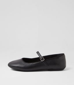BALLET MARY JANE RL BLACK LEATHER