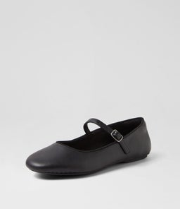 BALLET MARY JANE RL BLACK LEATHER