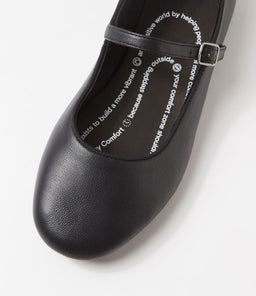 BALLET MARY JANE RL BLACK LEATHER