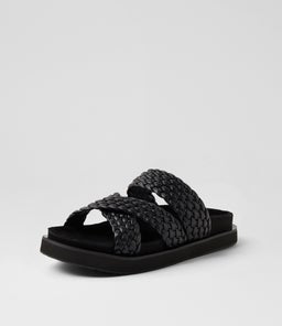 RHODES CROSS SLIDE RL BLACK WEAVE SMOOTH