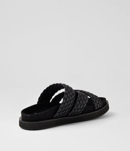 RHODES CROSS SLIDE RL BLACK WEAVE SMOOTH