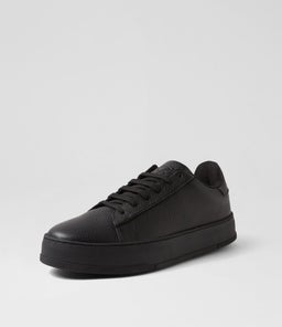 COURT CLUB RL ALL BLACK LEATHER