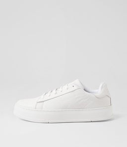 COURT CLUB RL ALL WHITE LEATHER