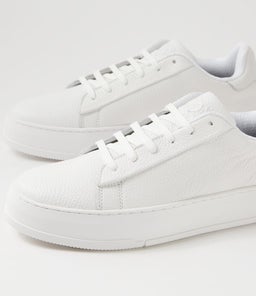 COURT CLUB RL ALL WHITE LEATHER