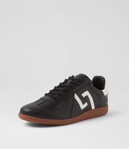 PACE M RL WHITE BLACK LEATHER SUEDE