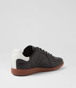 PACE M RL WHITE BLACK LEATHER SUEDE