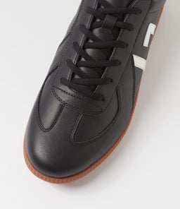 PACE M RL WHITE BLACK LEATHER SUEDE