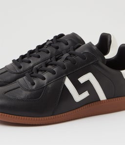 PACE M RL WHITE BLACK LEATHER SUEDE