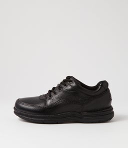 WORLD TOUR CLASSIC MENS BLACK TUMBLE LEATHER