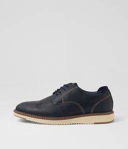 GRAYSTON RO NAVY PULL UP LEATHER