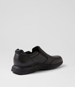 EDGE HILL II SLIP RO BLACK LEATHER