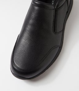 EDGE HILL II SLIP RO BLACK LEATHER