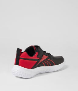RUSH RUNNER JUNIOR RZ WHITE VECTOR RED BLACK SMOOTH