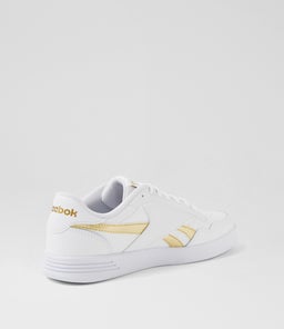 COURT ADVANCE W RZ WHITE WHITE GOLD SMOOTH