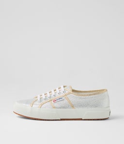 2750 LAMEW S9 GREY SILVER GOLD CANVAS