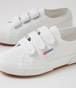 2750 COT3STRAPU S9 WHITE LEATHER