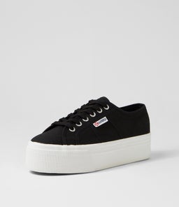 2790 PLATFORM S9 BLACK WHITE CANVAS