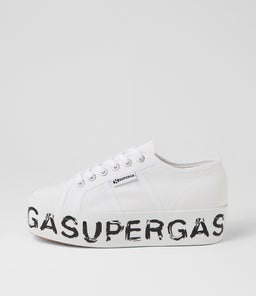2790 PLATFORM LETTERING S9 WHITE BLACK PAINT CANVAS