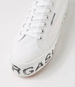 2790 PLATFORM LETTERING S9 WHITE BLACK PAINT CANVAS