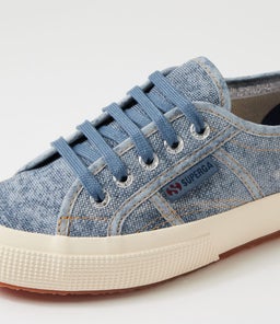 2750 COTTON DENIM DETROYED S9 BLUE DUST BEIGE CANVAS