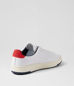 4833 LENDL MATCH LEATHER S9 WHITE NAVY RED LEATHER