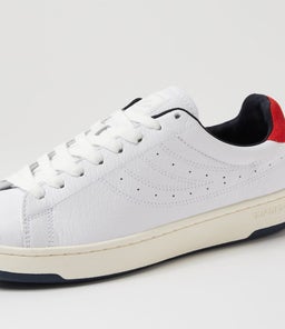 4833 LENDL MATCH LEATHER S9 WHITE NAVY RED LEATHER