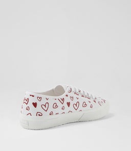 2750 CUTE HEARTS S9 WHITE RED SMOOTH