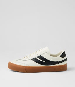 4834 CLUB S SWALLOW S9 WHITE BLACK GUM LEATHER