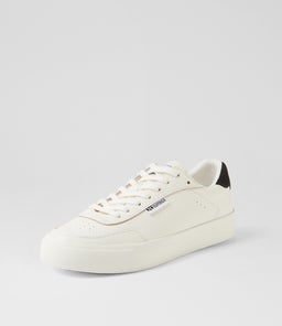 3842 COURT S9 WHITE BRISTOL BLACK FAVORIO LEATHER
