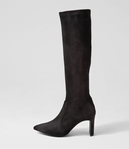 BRADLEY SI BLACK MICROSUEDE