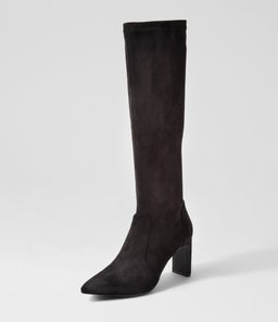 BRADLEY SI BLACK MICROSUEDE