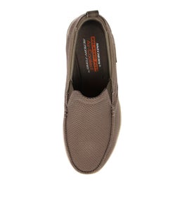 65382 HARPER WALTON KAKI ORO (KHAKI GOLD STRAP) FABRIC