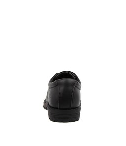 405650L GROMMETZ JNR SK BLACK BLACK LEATHER