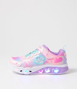 302315L FLUTTER H L SL JNR SK PINK MULTI SMOOTH