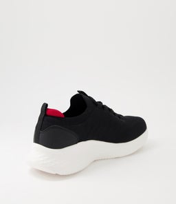 232593 SKECH LITE PRO F F SK BLACK RED KNIT