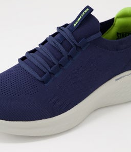 232593 SKECH LITE PRO F F SK NAVY LIME KNIT