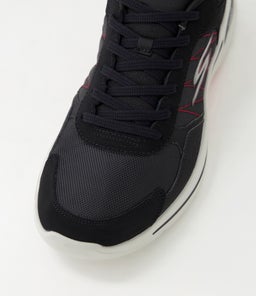 216255 GO WALK ARCH FIT SK BLACK RED LEATHER MESH