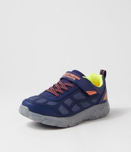 401529L DYNAMIC FLASH R JNR SK NAVY ORANGE SMOOTH
