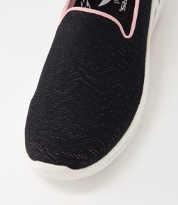 124881 GO WALK ARCH FIT OR SK BLACK PINK TEXTILE