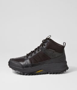 237104 SKECHERS BT SK BLACK BLACK LEATHER MESH