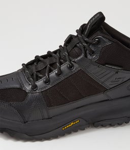 237104 SKECHERS BT SK BLACK BLACK LEATHER MESH