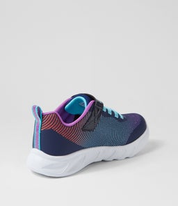 303700L FLICKER FLASH JNR SK NAVY MULTI SMOOTH