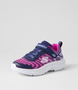 302478N GO RUN 650 FF TOT SK NAVY PINK SMOOTH